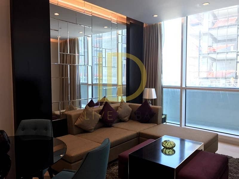 MH-95K IN 1 CHEQS , BIG 2 BED  FOR RENT IN DOWN TOWN , UPPER CREST  BY DAMAC ,