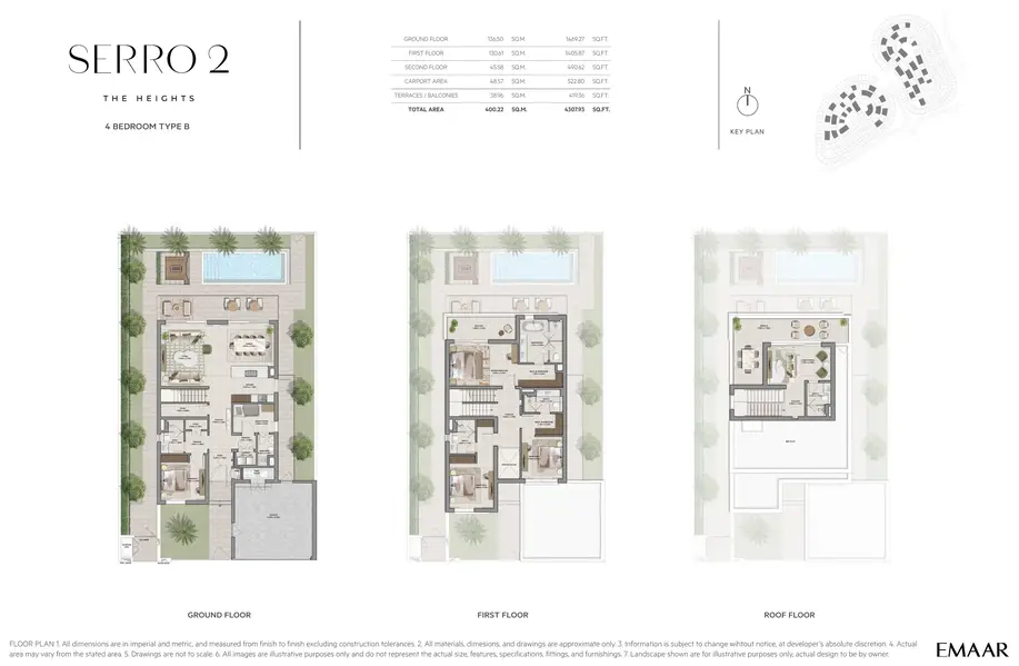 4 BR floor plan