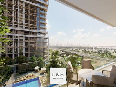 2 Bedroom Flat for Sale in Sobha Hartland, Dubai - Balcony. jpg