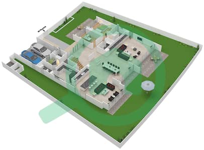 高尔夫广场 - 6 卧室别墅类型D4 ELEGANT戶型图