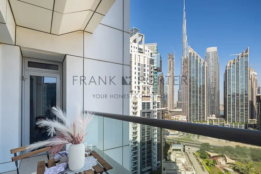 Modern 2BR in Business Bay w/ Burj Khalifa Views | Ideal for Mid - Term, Monthly & Weekely Stays | All Bills Inclusive