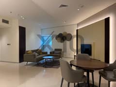 شقة في برج بارك بلايس،شارع الشيخ زايد 1 غرفة 130000 درهم - 14123240