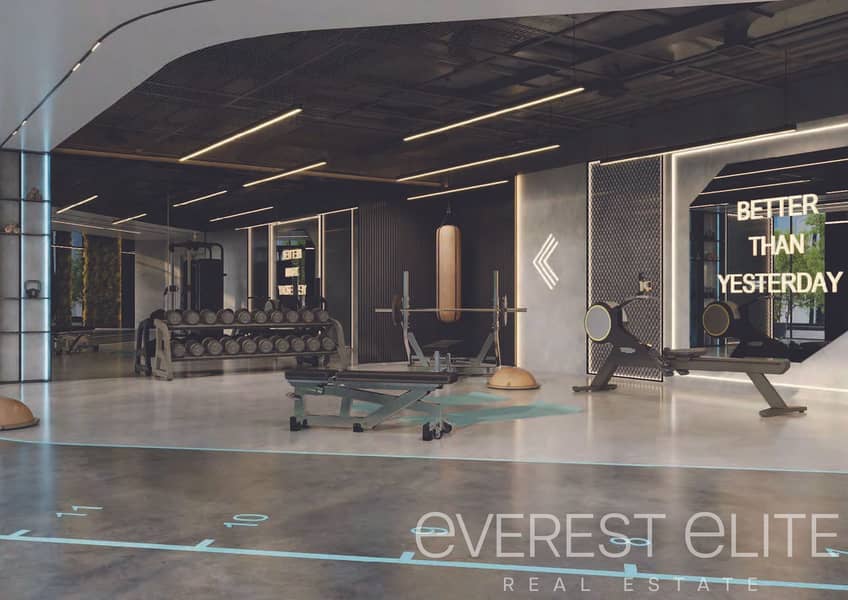 Pool View | Large Techno Gym | Elegant - Image 10