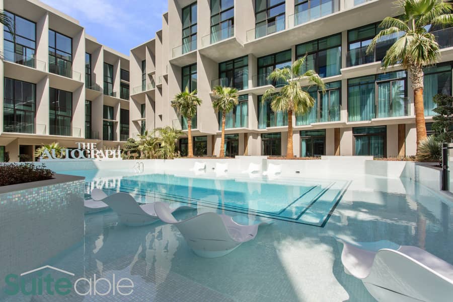 Studio in Autograph JVC | Balcony & Work Desk | 5 Min to Circle Mall | All Bills Included - Image 18
