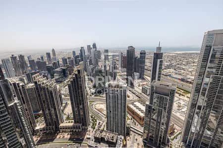 2 Bedroom Apartment for Rent in Downtown Dubai, Dubai - High Floor | Prime Location | City and Sea View