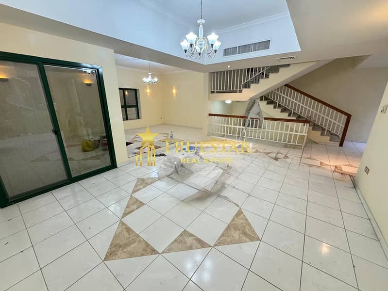 PRESTIGIOUS COMPOUND VILLA 3BR MAIDS SHARED GARDEN POOL GYM