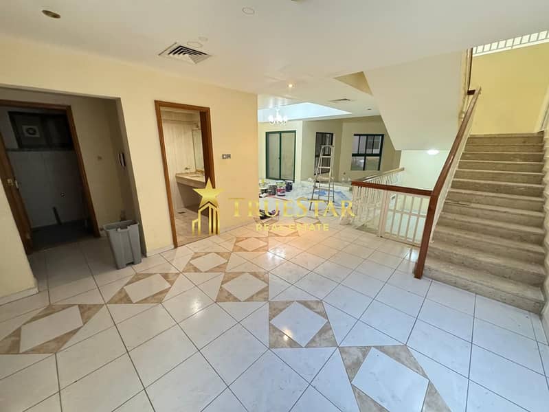 PRESTIGIOUS COMPOUND VILLA 3BR MAIDS SHARED GARDEN POOL GYM