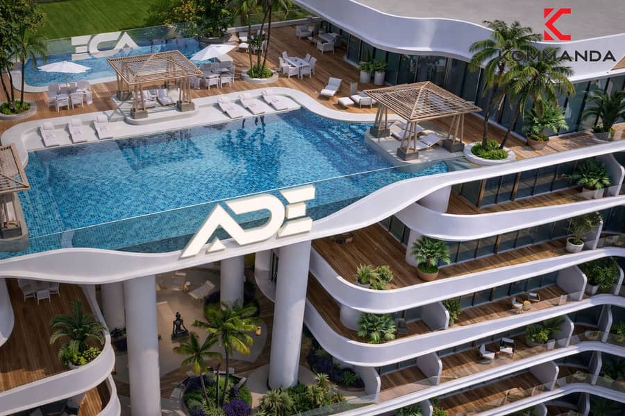 Waterfront Apartment/2bd+MAID/40%Post Handover/1%Monthly