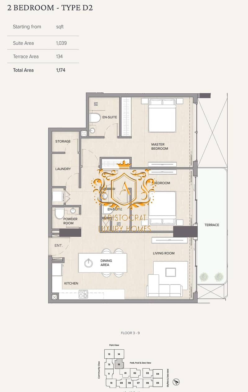 Maldives Resort Style Living I 2 Bedroom Flat - Image 2