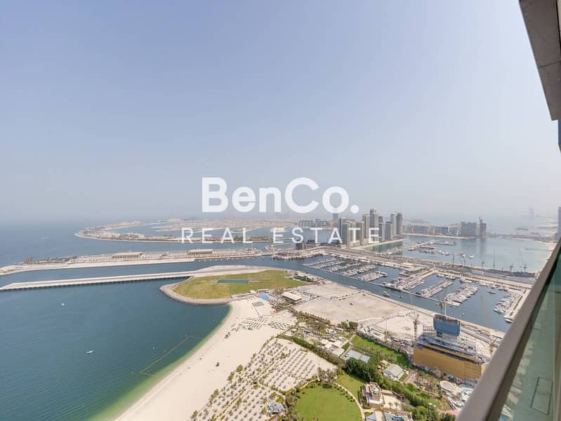Palm and Dubai Ain views | Vacant | High Floor Palm and Dubai Ain views | Vacant | High Floor