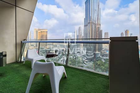 1 Bedroom Apartment for Rent in Downtown Dubai, Dubai - Burj Khalifa View | Furnished | Ready to move in