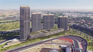 شقة في شوبا سوليس برج A،شوبا سوليس،موتور سيتي 2 غرف 2136550 درهم - 14160412