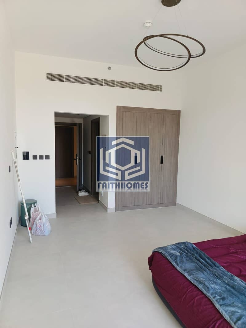 1 Cheque | Ready to Move Semi-Furnished Studio with Pool View - Image 4