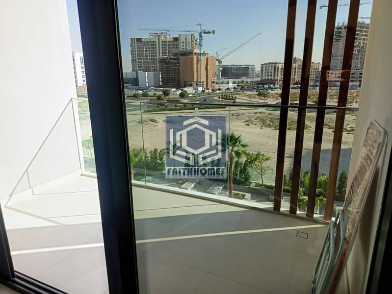 1 Cheque | Ready to Move Semi-Furnished Studio with Pool View - Image 7