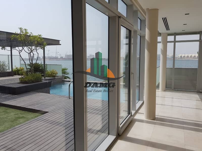 Al Raha beach 5 bedroom luxury villa with private sea access Al Raha beach 5 bedroom luxury villa with private sea access