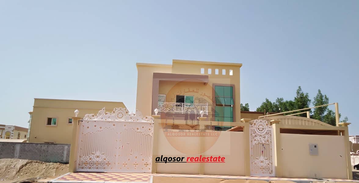 Villa for sale in Ajman modern design super deluxe finishing