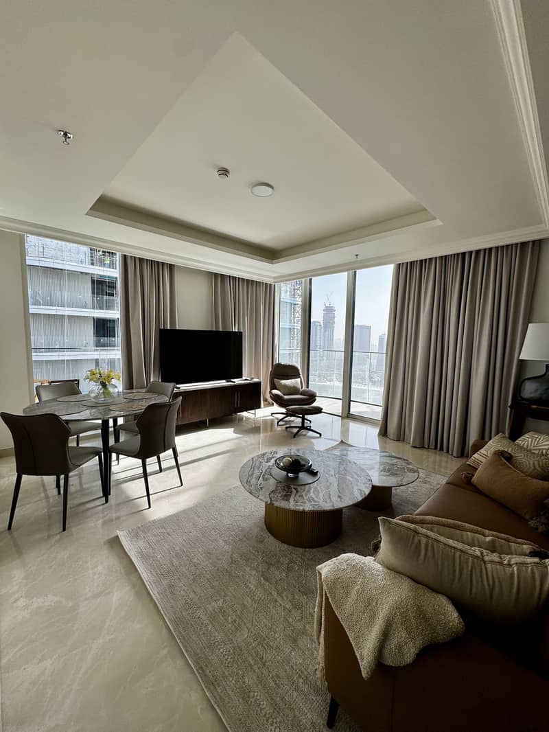 High floor | Panoramic sea views | Prime Emaar Beachfront location