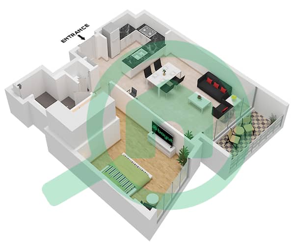 Type 1 Unit 4-5,9 Floor 4-8 Unit 1,3,5 Floor 2 Type 1 Unit 4-5,9 Floor 4-8 Unit 1,3,5 Floor 2
