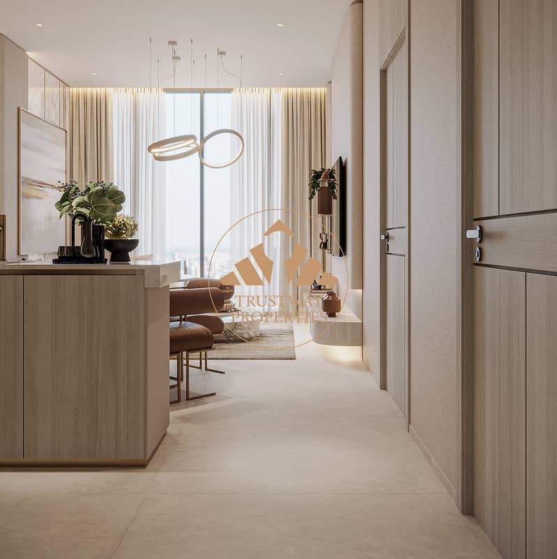 7 1BR dining hallway 1. jpg