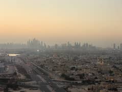 شقة جديدة عالية الجودة مفروشة بالكامل ومجهزة تجهيزًا كاملاً مكونة من غرفتي نوم / صالة في ماريوت ريزيدنس T2 (إطلالة مذهلة)