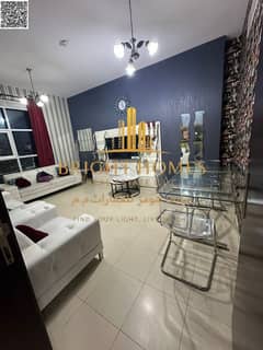 شقه 2 غرفه وصاله فى ابراج السيتى تاور -عجمان