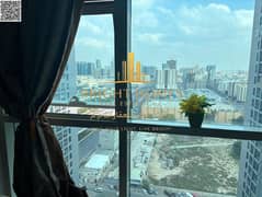 شقه غرفه وصاله فى ابراج السيتى تاور -عجمان