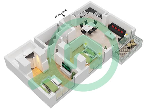 Type 1E Unit 01,12 Floor 2-23