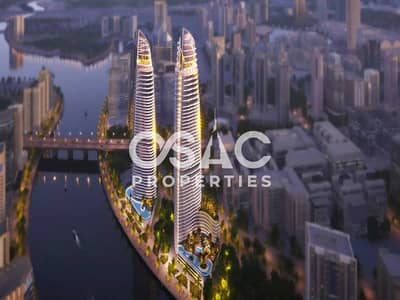 Studio for Sale in Business Bay, Dubai - High Flloor | Designed by de GRISOGONO |Canal View
