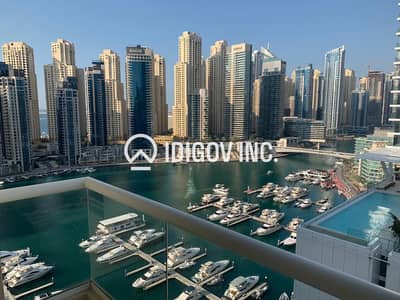 2 Bedroom Flat for Rent in Dubai Marina, Dubai - Marina View | Spacious Layout | Near Metro DMCC