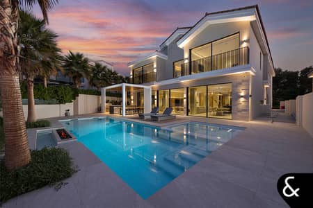 7 Bedroom Villa for Rent in Jumeirah Golf Estates, Dubai - Turnkey | Fully Upgraded | Fully Furnished