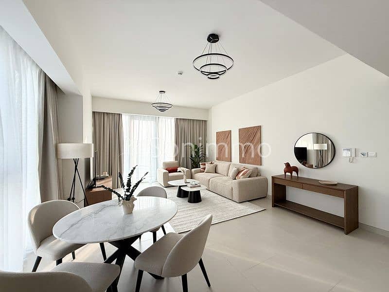 Furnished 2BR + Maid | Canal View | Prime Waterfront - Image 1