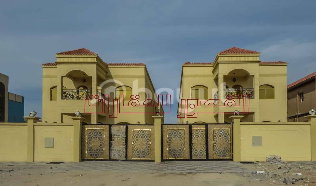 Villa for sale in Ajman opposite the Academy finishing Super Deluxe