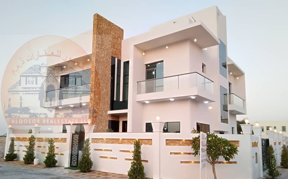 Villa for sale modern design Super Deluxe finishing with central air conditioning
