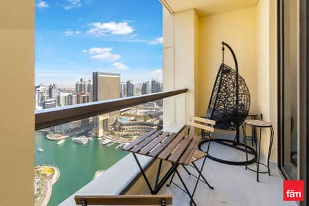 2 Bedroom Apartment for Rent in Jumeirah Beach Residence (JBR), Dubai - Dubai Marina View | Fully Furnished | Beach Access