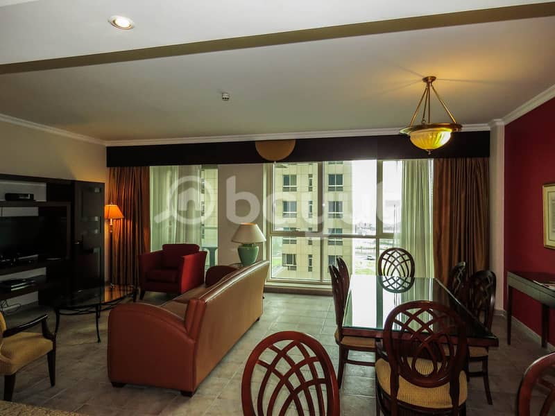位于迪拉区，瑞格特阿尔布庭街区，迪拜溪畔万豪行政公寓 2 卧室的酒店式公寓 120000 AED - 4290766