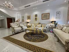 للبيع بالحليو 2 – فيلا فاخرة 5 غرف نوم ماستر + مجلس وصالة | مطبخ مودرن مجهز | مسبح خاص | مفروشة بالكامل | السعر شامل