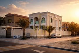 فيلا زواية شارعين مساحة 5000 قدم بسعر شامل الكهرباء و الماء و المكييفات