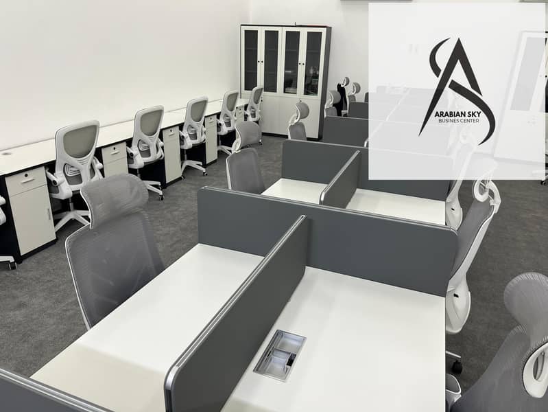 Serviced Office Near Metro | Furnished | Ejari | Prime Location - Image 10