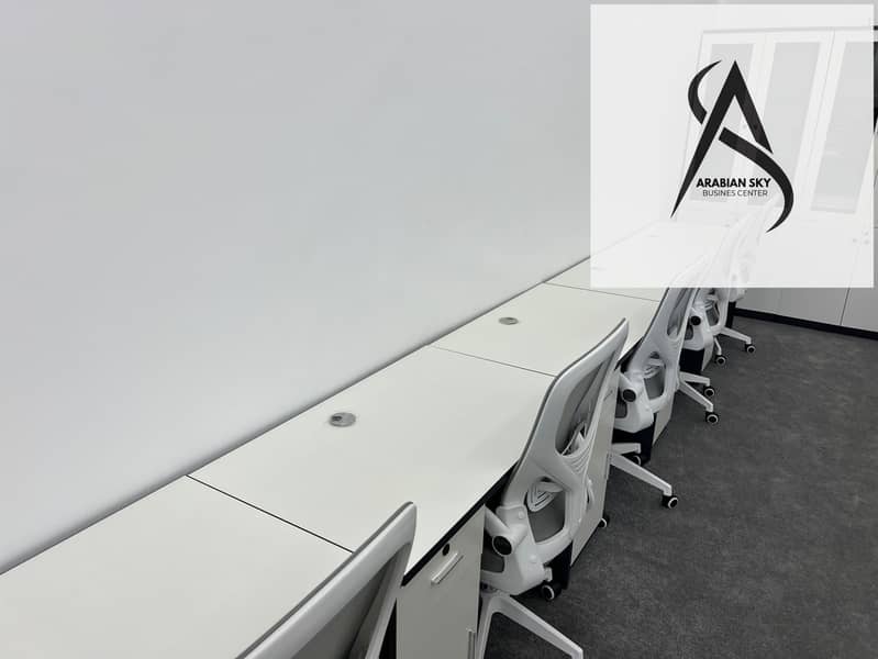 Serviced Office Near Metro | Furnished | Ejari | Prime Location - Image 11