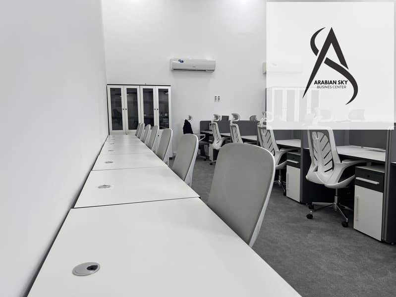 Serviced Office Near Metro | Furnished | Ejari | Prime Location - Image 12