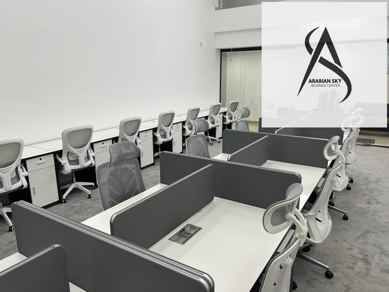Serviced Office Near Metro | Furnished | Ejari | Prime Location - Image 14