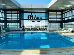 إطلالة على برج خليفة | مفروش بالكامل | جديد تمامًا