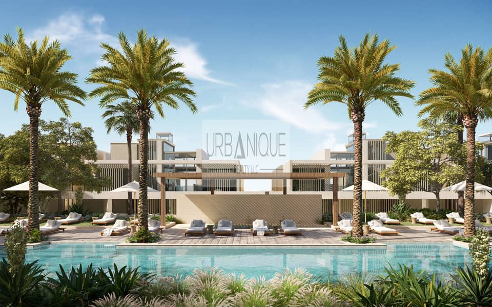 7 Six Senes Residences The Palm, Dubai - Garden Pool. jpg