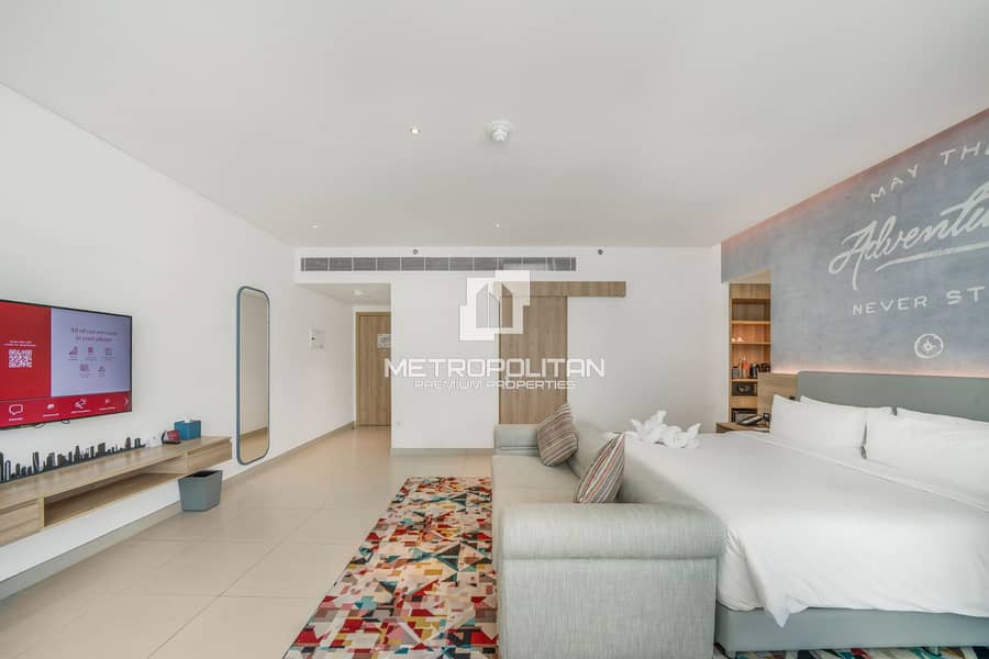 Hotel Studio|Guaranteed ROI | Sea View | Furnished