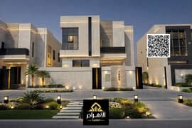 امتلك فيلا بسعر شامل رسوم التسجيل والتمليك طابقين تشطيب شخصي موقع ممتاز مع حمام سباحه الفيلا تكيف مركزي بالكامل : 3014 قدم²