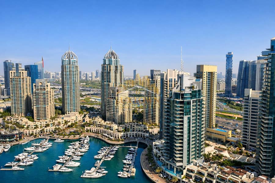 Unfurnished 2BR - Marina View - High Floor