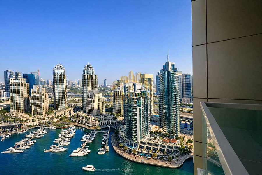 Unfurnished 2BR - Marina View - High Floor