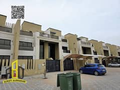 Villa for rent on a main street next to Al Safir Hypermarket with a very distinctive rooftop terrace.