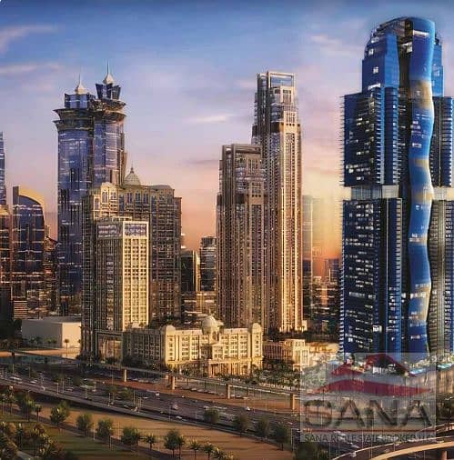 Burj view 1Bed Plus Study and Laundry Room in Al Habtoor Tower - High Floor - 40% post handover - Image 6