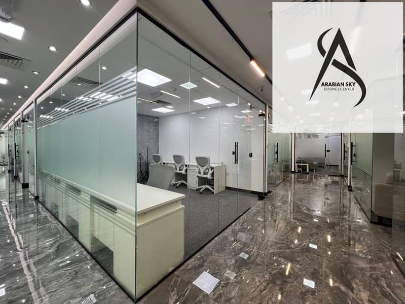 Serviced Office Near Metro | Furnished | Ejari | Prime Location - Image 3